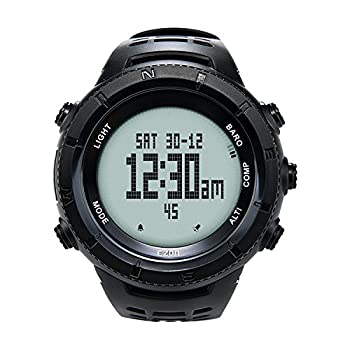 【中古】【インポート品・未当て嵌める】EZON山登りハイキングアウトドアスポーツウォッチコンパス然ばかり計気圧計熱度計雨合羽ウオッチメンズのh001h11