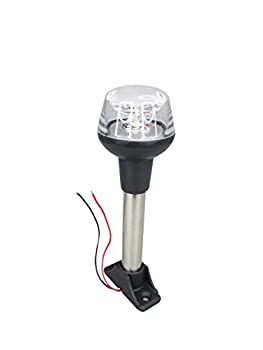 【中古】【インポート品・未当て嵌める】Pactrade Marine Boat LED All Round Anchor Navigation Light SS Pole 8-30v Height 18糎 - 1.3糎 USCG 2NM A-16 Certified