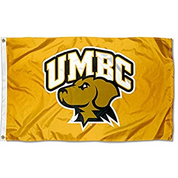 【中古】【輸入品・未使用】College Flags & Banners Co. UMBC レトリバー UMBC ゴールドフラッグ