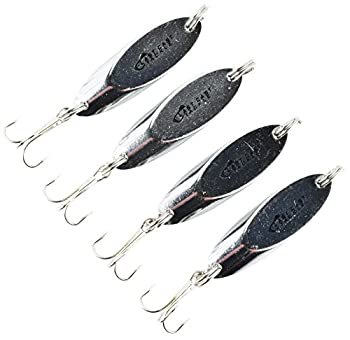 【中古】【輸入品・未使用】Last Cast Tackle 1?/ 8???2oz / 3.5g-60gシルバークロムCastingスプーン釣りルアージグ???4パック 5.0g - 1/6oz クローム｜ムジカ＆フェリーチェ店