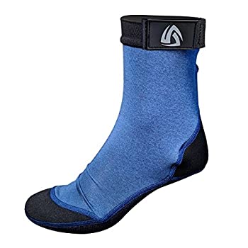 【中古】【インポート品・未当て嵌める】(S - Size 6-7%ｶﾝﾏ% Heather Marine) - Tilos Sport Skin Socks for Adults and Kids%ｶﾝﾏ% Protect Against Hot Sand \u0026 Sunburn for Water Sport