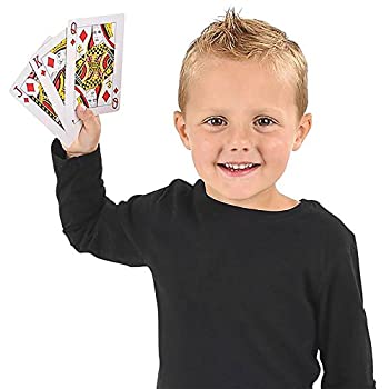 【中古】【インポート品・未当て嵌める】Gamie Jumbo Playing Cards Deck (3%ﾀﾞﾌﾞﾙｸｫｰﾃ% X 5%ﾀﾞﾌﾞﾙｸｫｰﾃ%) Oversized Big Poker Card Set Huge Casino Game Cards for Kids%ｶﾝﾏ% Men%ｶﾝﾏ%