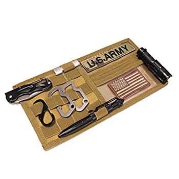 【中古】【輸入品・未使用】WYNEX MOLLEバイザーパネルオーガナイザー タクティカルカーサンバイザーカバー MOLLEウェビング対応 車両バイザーストレージホルダーポーチ