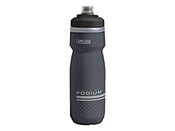 【中古】【インポート品・未当て嵌める】CAMELBAK(キャメルバック) ポディウムチル 銀輪用保冷保温瓶 保冷成り行き2倍 620ml(21薬局衡オンス) 黒いこと 18892136