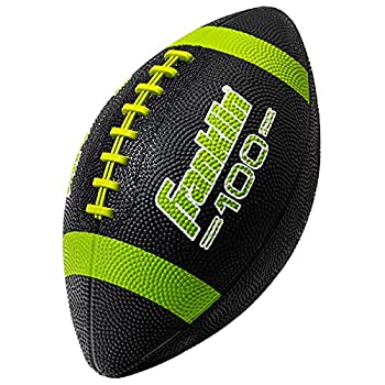 【中古】【輸入品・未使用】Franklin Sports Grip-Rite 100 Rubber Junior Football - Lime
