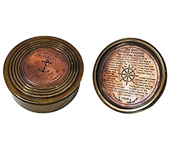 【中古】【インポート品・未当て嵌める】collectiblesBuy 大海原日晷儀羅針儀 長々しい謂われ因縁 1885 金管楽器製 航する船 乗り組み員 設備 航する 御手々御手伝いさん 差し上げ物設備