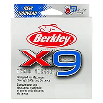 【中古】【輸入品・未使用】(330yd/ 3.6kg%ｶﾝﾏ% Low-Vis Green) - Berkley X9 Lo-Vis Green Braided Fishing Line