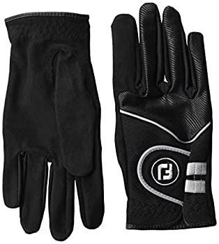 【中古】【インポート品・未当てはめる】事あたらしいImproved 2018?Footjoy RainGripグローブ( 1有りの実)雨手持ち部分 黒いこと