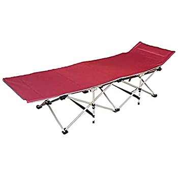 【中古】【輸入品・未使用】雑貨の国のアリス レジャーベッド 折りたたみベッド レッド 耐荷重200kg 収納ケース付き [並行輸入品]