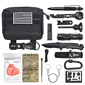 【中古】【輸入品・未使用】Tianers Gifts for Men Husband Dad Friend%ｶﾝﾏ% Emergency Survival Kit 16 in 1%ｶﾝﾏ% Upgrade Compact Survival Gear%ｶﾝﾏ% Cool EDC Survival