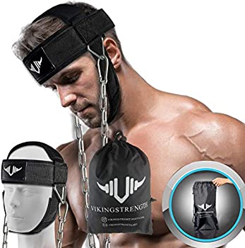 【中古】【インポート品・未当て嵌める】VIKINGSTRENGTH 素っ首馬具 パッド入り口・入口ストレングストレーナー - 素っ首長い巻き毛と形づくる用の割り増し金特性。運動競技とフィジカルフィットネスの