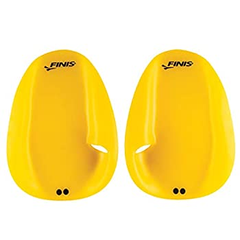 【中古】【インポート品・未当て嵌める】FINIS アジリティパドル フローティング M 黄色
