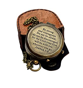 【中古】【インポート品・未当て嵌める】MAH Be Strong and Courageous%ｶﾝﾏ% Do Not Be Afraid 目じるし羅針盤%ｶﾝﾏ% ジョシュア1 9 目じるし入り口・入口差し上げ物 堅信差し上げ物アイデア 洗礼差し上げ物 布教活動ギ