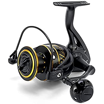 【中古】【輸入品・未使用】Dr.Fish 海水スピニングリール カーボンファイバードラッグ 最大25ポンド 9+1 ステンレススチール BB 5.1:1 ハイパワーアルミハンドル セラミッ
