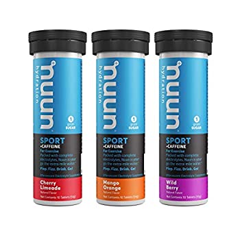【中古】【輸入品・未使用】nuun Hydration Sport + Caffeine ハイドレーションスポーツ+カフェインバラエティパック水分補給スポーツドリンク 合計30錠 [並行輸入品]