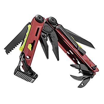 【中古】【輸入品・未使用】LEATHERMAN(レザーマン) SIGNAL シグナル マルチツール [並行輸入品] (Crimson)｜ムジカ＆フェリーチェ店