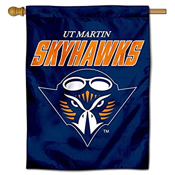 【中古】【輸入品・未使用】大学フラッグとバナーズ Co. テネシーマーティン スカイホークス 両面 ハウスフラッグ
