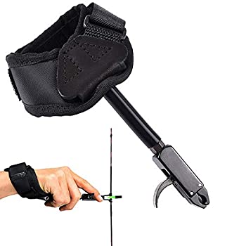 【中古】【インポート品・未当てはめる】EOUS 洋弓出版 繋ぎ合わせる洋弓 アーチェリー 銃の引き金出版 調節する能力のあるなリストストラップ付き添い人
