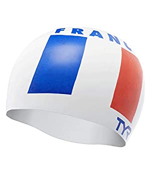 【中古】【インポート品・未当て嵌める】TYR フランス共和国 ケイ素樹脂 成年者用 相応う 白いこと その他-スポーツ・アウトドア-水泳