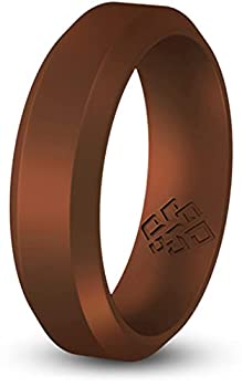 【中古】【インポート品・未当て嵌める】Knot Theory 成人男性夫の6粍大きさ14用銅ベベルコンフォートフィットシリコンリング