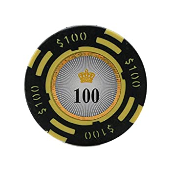 【中古】【輸入品・未使用】Versa Games クラウン カジノ クレイポーカーチップ 13.5グラム 50個パック (色選択)