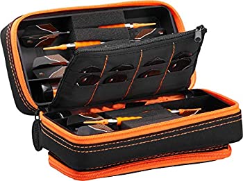【中古】【輸入品・未使用】Casemaster Plazma Pro Black with Orange Trim Dart Case and Phone Pocket