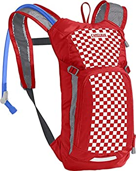 【中古】【輸入品・未使用】キャメルバック(CAMELBAK) 自転車ハイドレーションバッグ レーシングレッドチェック 1.5L MINI M.U.L.E.[ミニ ミュール] キッズ用 [リザーバー付