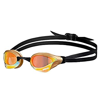 【中古】【インポート品・未当て嵌める】Arena Cobra Core Swim Goggles for Men and Women%ｶﾝﾏ% Yellow Copper-Gold%ｶﾝﾏ% Swipe Anit-Fog Mirror Lens (New) スポーツ・アウトドア-スイミングゴーグル