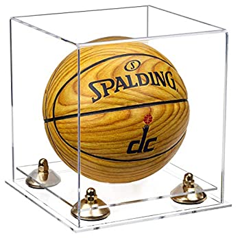 【中古】【インポート品・未当て嵌める】Better Display Cases アクリル繊維ミニ - 細密画 (フルサイズではありません) バスケットボールディスプレイケース