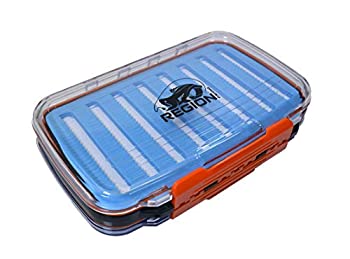 【中古】【輸入品・未使用】Region Fishing 両面防水フライボックス ニンフとストリーマー用