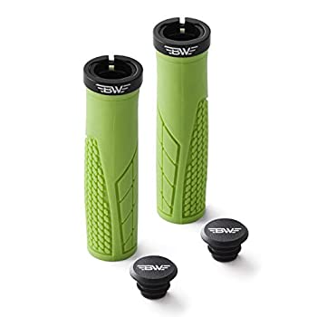 【中古】【輸入品・未使用】BW USA Ergo-Lock 1.0 グリップ - デュアルロックオン MTB バイク ハンドルバー グリップ - オレンジ