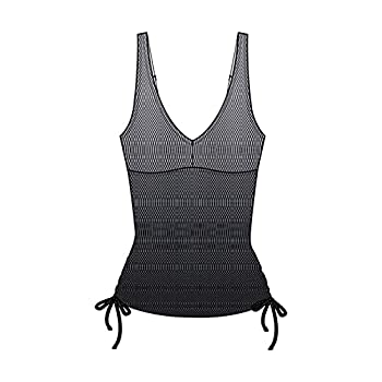 【中古】【輸入品・未使用】TYR フィッシュネット Vネック タンキニ ブラック/グレー 10