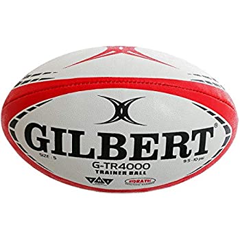 【中古】【インポート品・未当て嵌める】Gilbert ギルバート ラグビーボール 3号 G-TR 4000 初等学校 低教室 赤 [並行輸入品]