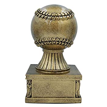 【中古】【インポート品・未当て嵌める】野球行動土台賞 ゴールド ベイスボール賞 高さ6in 目じるし一皿