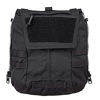 【中古】【インポート品・未当て嵌める】IDOGEAR タクティカルジップオンパネルポーチ ミリタリーバックパック ベストアクセサリーバッグ CPC AVS JPC2.0 (C:黒いこと)