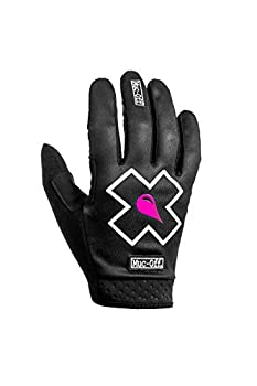 【中古】【輸入品・未使用】Muc Off ブラック MTB グローブ Mサイズ プレミアム ハンドメイド スリッポングローブ バイク 乗馬用 通気 タッチスクリーン 対応素材