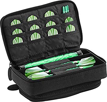 【中古】【輸入品・未使用】Casemaster Plazma Plus 3ダーツケース ソフトスチールチップダーツ用 大きなフロントモバイルデバイスポケット フライト、チップ、シャフト、個