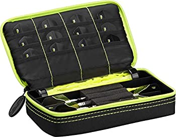 【中古】【輸入品・未使用】Casemaster Plazma ダーツケース ソフトスチールチップダーツ用 ダーツ3個収納 チューブとポケット内蔵 フライト、チップ、シャフト、個人アイテ|ムジカ&フェリーチェ店
