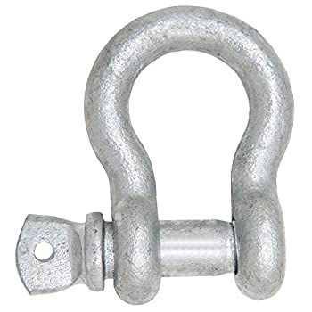 【中古】【輸入品・未使用】MarineNow 3/8インチ USタイプ ドロップ鍛造亜鉛メッキボウシャックル オーバーサイズスクリューピン付き アンカー 牽引 オフロードリカバリー用
