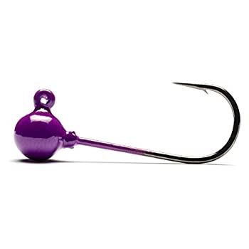 【中古】【インポート品・未当て嵌める】Mustad ジッグ頭顱 パープル その他-スポーツ・アウトドア