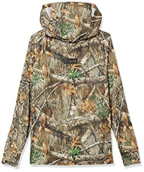 【中古】【インポート品・未当てはめる】Hurley（ハーレー） メンズ QUICKDRI REALTREE HOODED 実際的天然木 混雑時差し固める 長袖混雑時パーカー 赤金3956-256-M