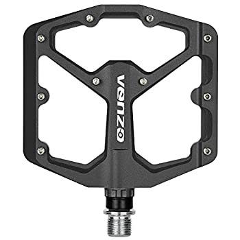 【中古】【インポート品・未当て嵌める】Venzo 滑っこいマウンテンバイク BMX/MTB ノンスリップアルミニウムシールドベアリングペダル - 10.5粍 超薄型プロファイル - 大型銀輪プラッ