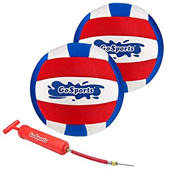 【中古】【インポート品・未当て嵌める】GoSports Pro ネオプレン スウィミングプール排球 - 2容器に並べる 雨合羽排球 どんぶり鉢揚水機付き添い人 赤いこと 白いこと 青碧 差しわたし8in