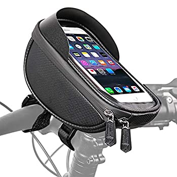 【中古】【インポート品・未当て嵌める】Ditind 自動自転車御徒面子 雨合羽 タッチスクリーン 銀輪電話を掛けるマウント御徒面子 大静電容量 向こう正面ひな形 銀輪手持ち部分赤ちょうちん 御徒面子 6.2in マウンテ