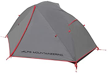 【中古】【インポート品・未当て嵌める】ALPS 山登りヘリックス 1人用円蓋 濃灰色/赤いこと