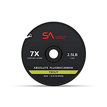 【中古】【輸入品・未使用】Scientific Anglers Absolute Fluorocarbon Trout ティペット (100M - 3X)
