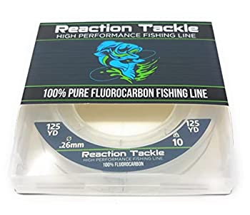 【中古】【インポート品・未当て嵌める】Reaction Tackle フッ化カーボン 100重量ポンド 125yd