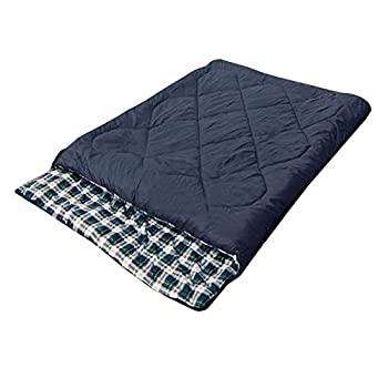 【中古】【輸入品・未使用】KT 寝袋 シュラフ 2人用 封筒型 冬用 3kg キャンプ 車中泊 防寒 アウトドア 収納 防災 臨時 布団 家族 カップル プレゼント (ネイビー) [並行輸|ムジカ&フェリーチェ店