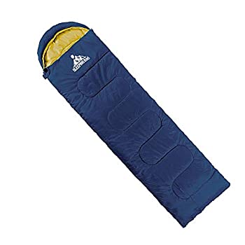 【中古】【輸入品・未使用】KT 寝袋 シュラフ アウトドア用品 キャンプ用品 登山用品 連結 全開封可能 冬 秋 収納袋付 1.95kg (ネイビー) [並行輸入品]