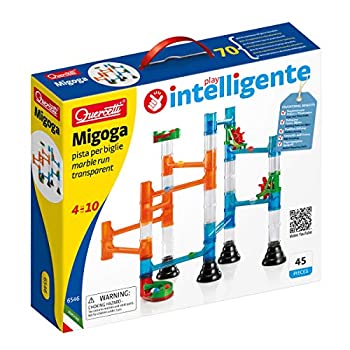 【中古】【輸入品・未使用】[Quercetti]Quercetti 45Piece Transparent Marble Run Marble Run Construction Toy 6546 [並行輸入品]